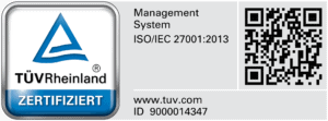 Exasol ISO/IEC 27001 Cert with QR Code - DE